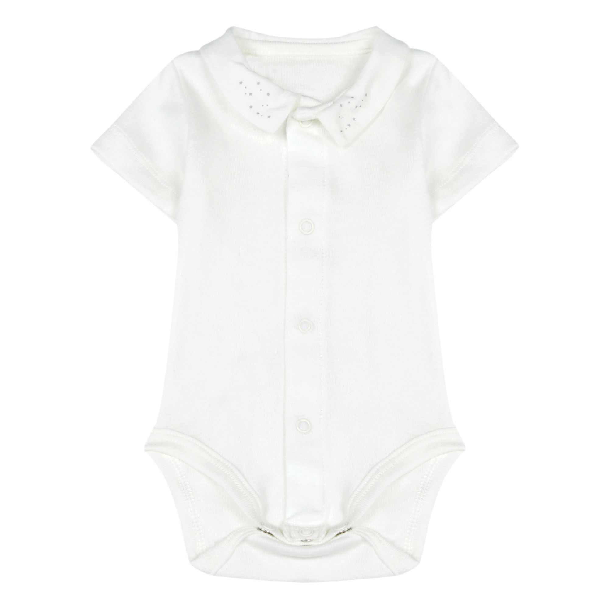 Petit Bateau - Body Moulu Coton Bio - Fille - Blanc