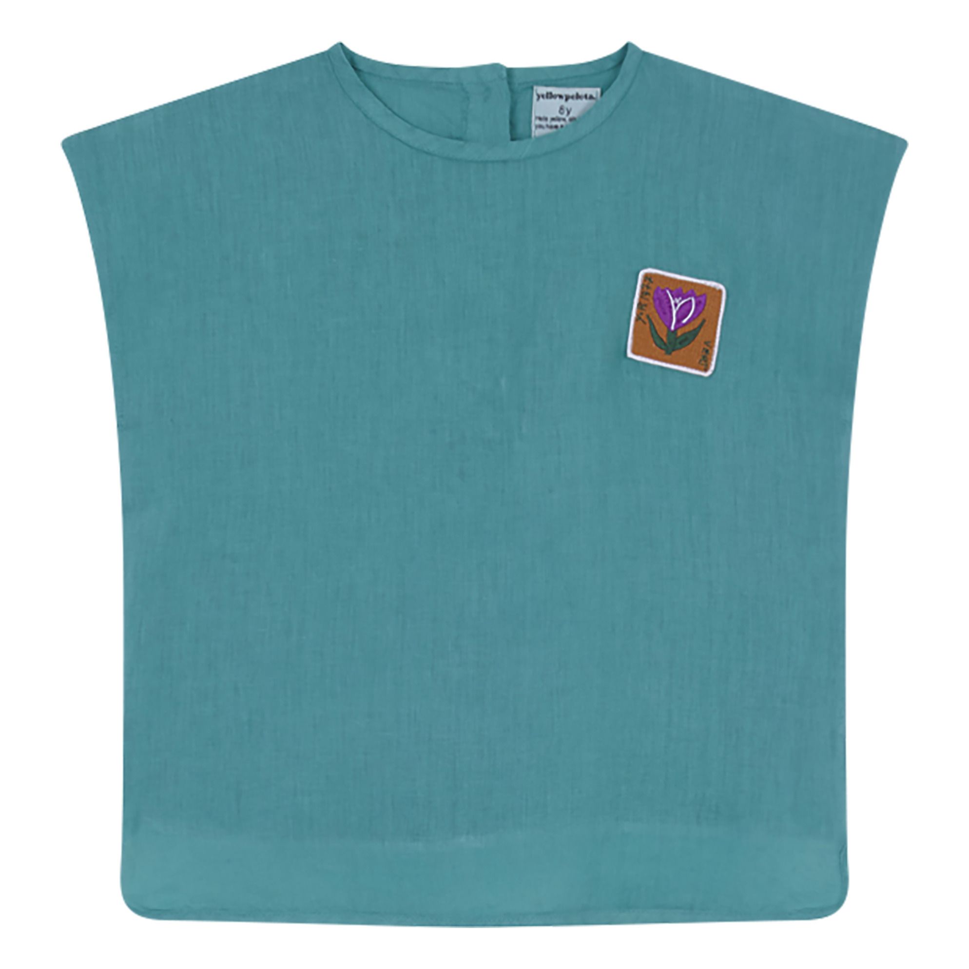 Yellowpelota - Top Lin Plain - Fille - Bleu Vert