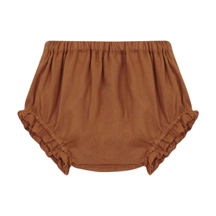 Linen Bloomers  | Rust- Product image n°0