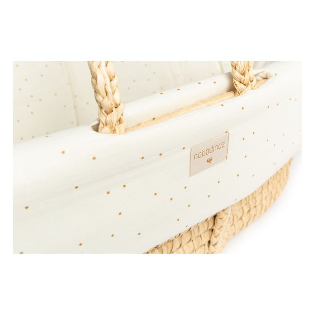 Babybett-Tuch aus Bio-Baumwolle | Cremefarben
