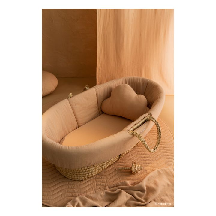 Ropa de cama mullida para capazo de algodón orgánico | Nude- Imagen del producto n°5