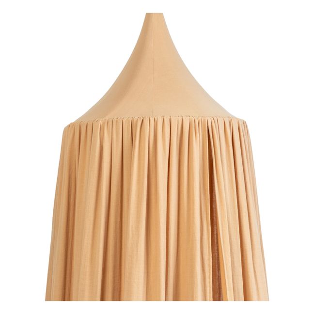 Organic Cotton 'Amour' Bed Canopy  | Nude
