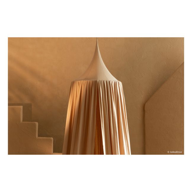 Organic Cotton 'Amour' Bed Canopy  Nude