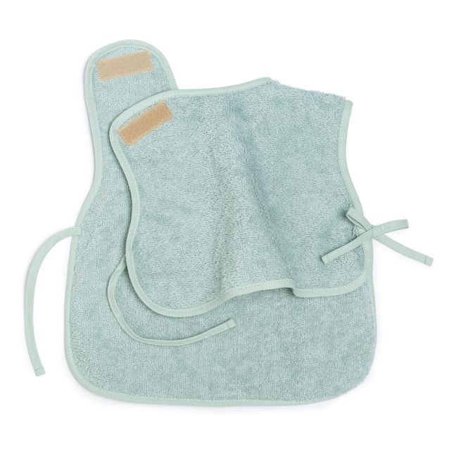 Organic Cotton Terry Cloth Smock | Pale green