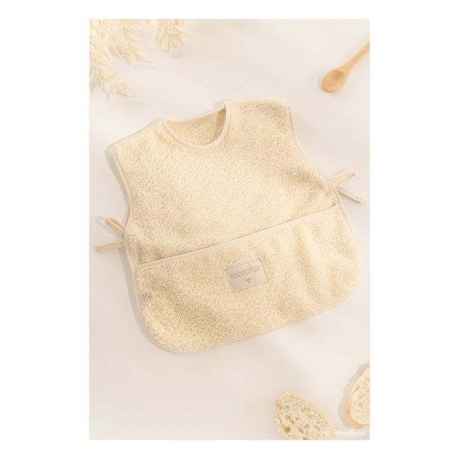 Organic Cotton Terry Cloth Smock | Vanilla