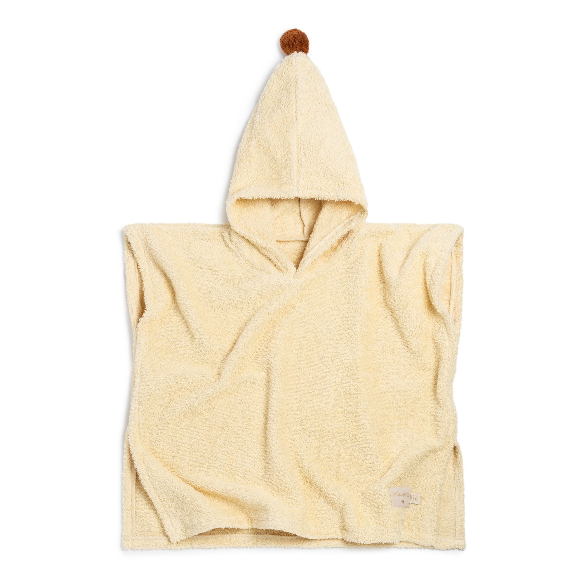 Nobodinoz - Poncho So Cute en coton bio - Vanille