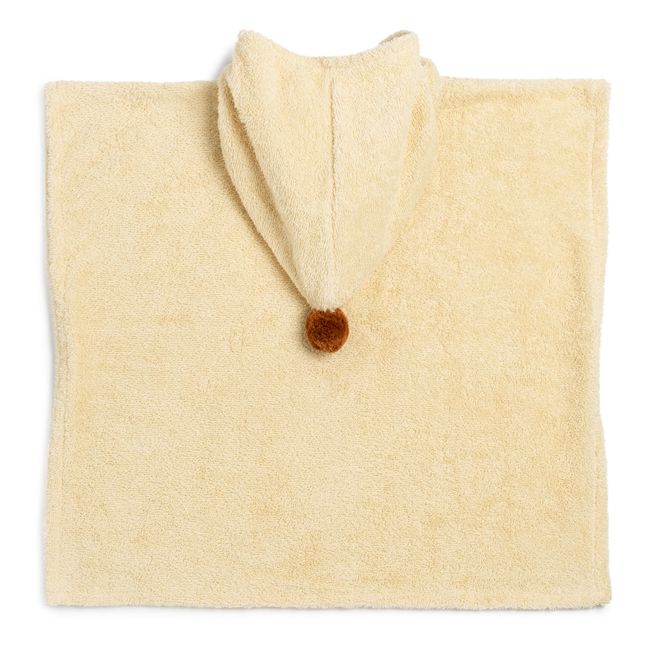 Poncho So Cute in cotone bio | Vaniglia