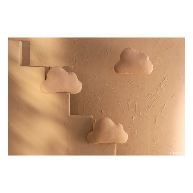 Kissen Wolke aus Bio-Baumwolle | Nude