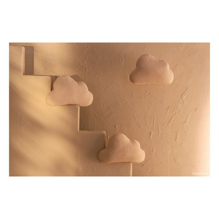 Organic Cotton Cloud Cushion | Nude- Product image n°1
