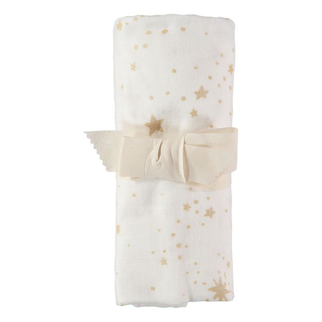 Drap-housse pour couffin Melody en coton bio | Blanc