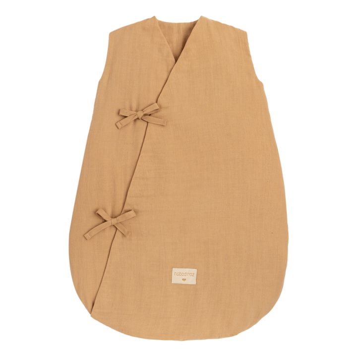 Organic Cotton Dreamy Lightweight Baby Sleeping Bag | Nude- Product image n°4