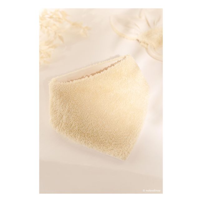 So Cute Organic Cotton Bandana Bib  | Vanilla