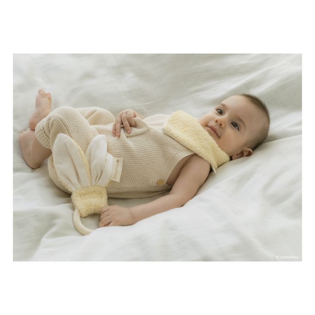 Bavoir Bandana So Cute en coton bio | Vanille