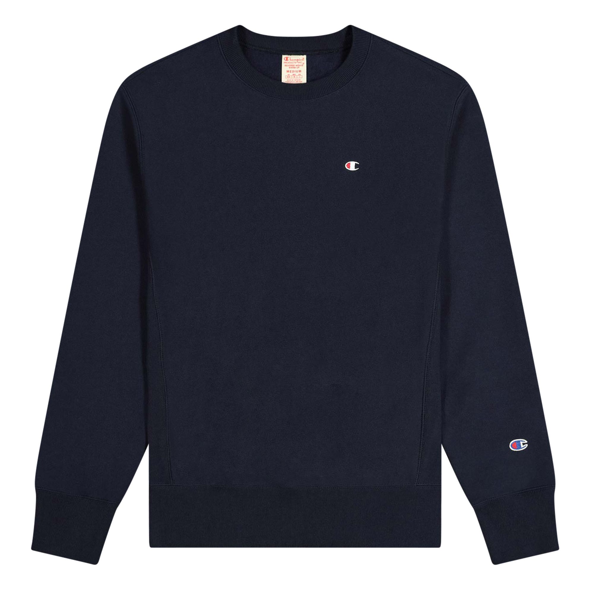 Champion sweater grey outlet crew neck azul