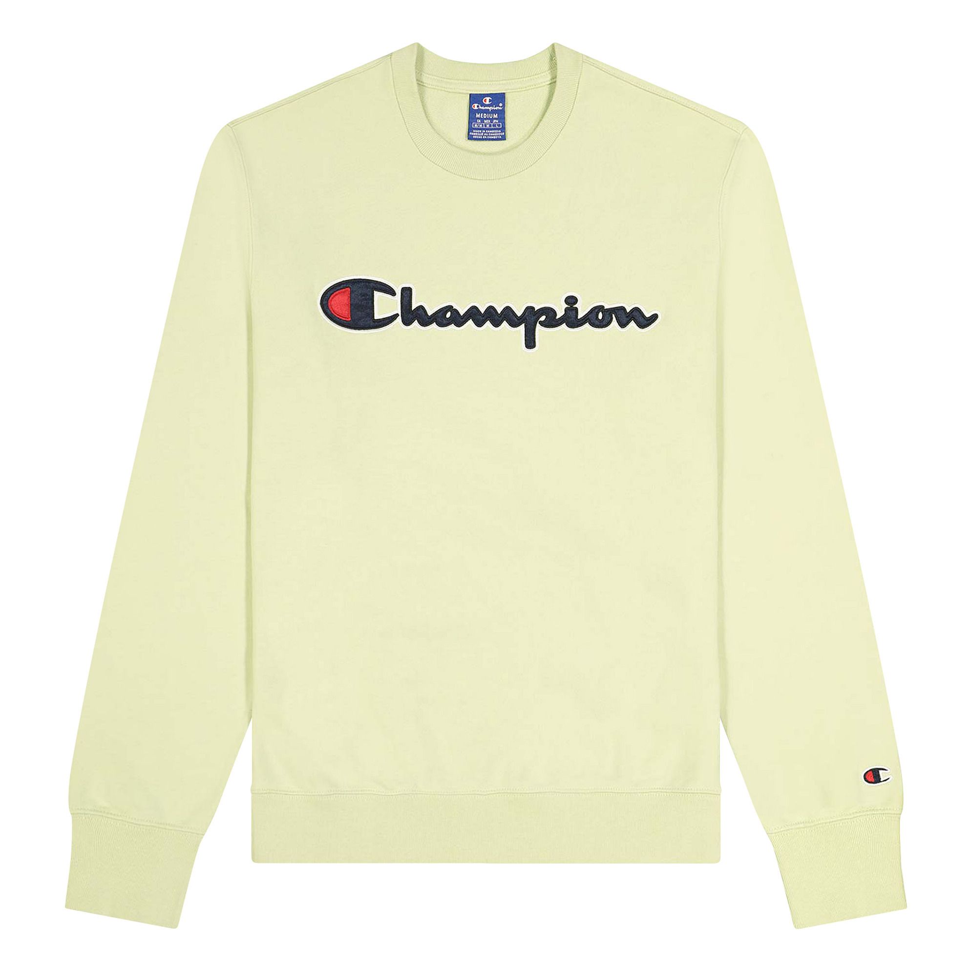 Champion - Sweat Logo - Homme - Jaune