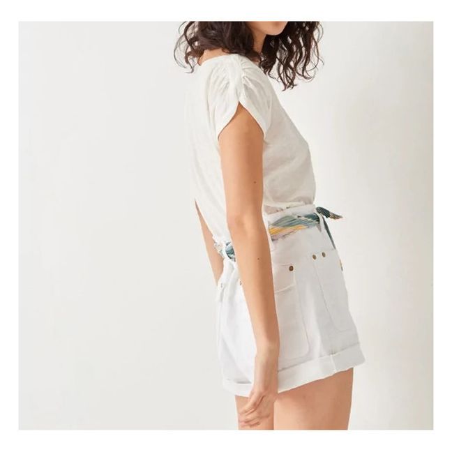 Camiseta Sixto Jacquard | Crudo