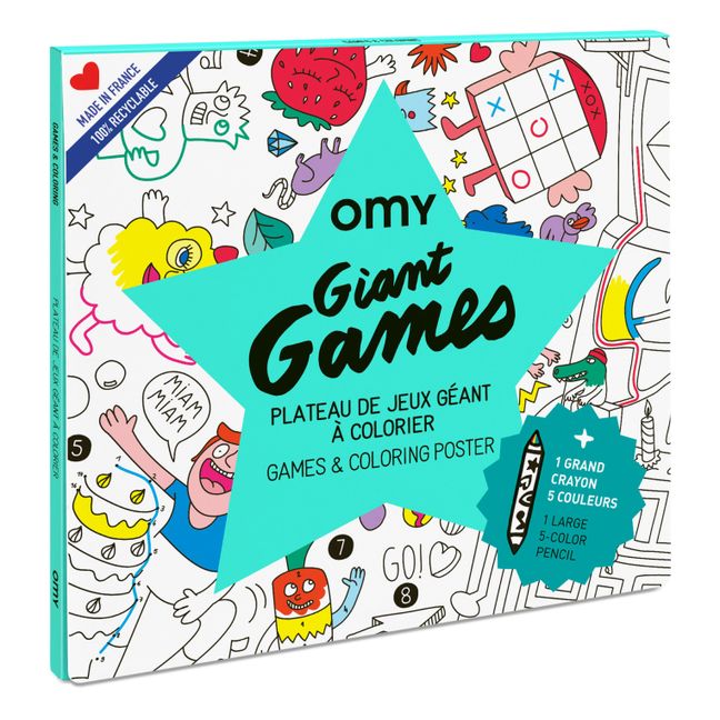 Giant Colouring-in Poster - Games