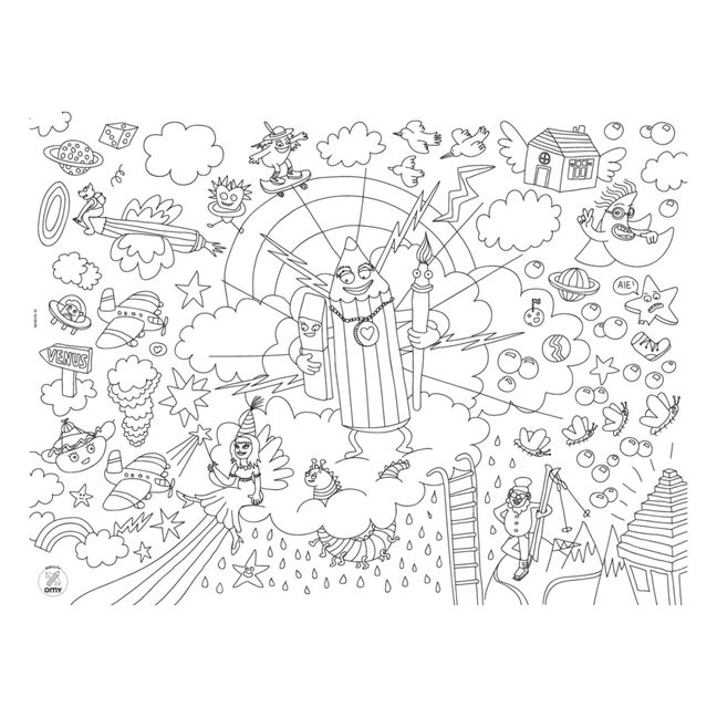 Fantastic Colouring-in Place Mats - Set of 18