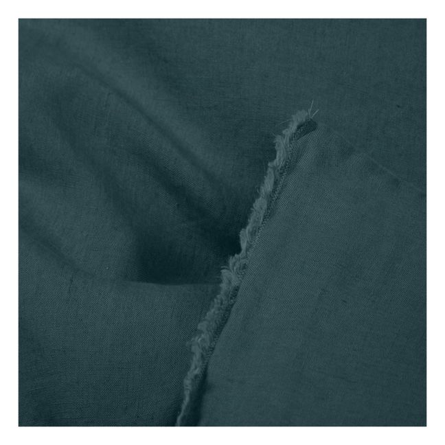 Fodera d'edredone in lino lavato | Blu chiaro