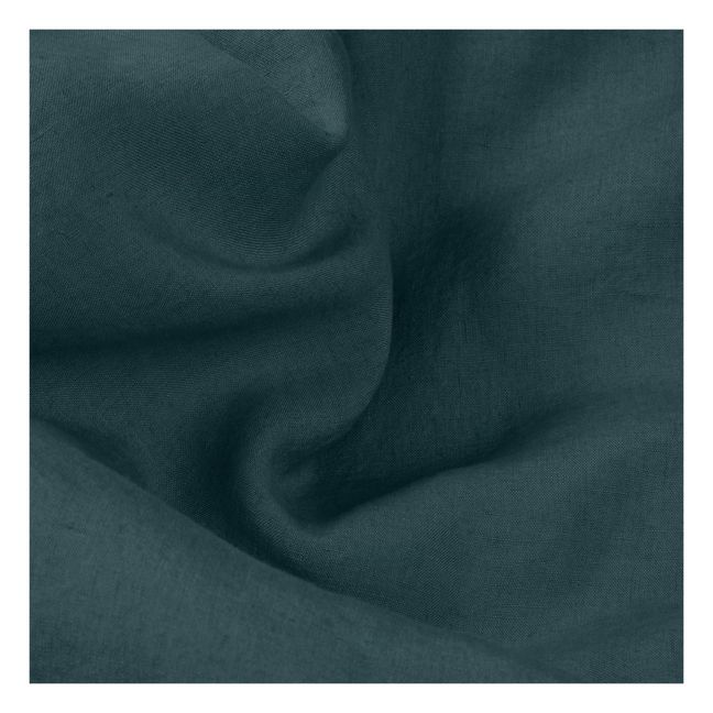 Fodera d'edredone in lino lavato | Blu chiaro