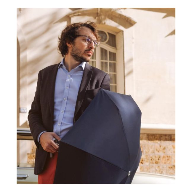 Colette Collabsible Umbrella  | Navy blue