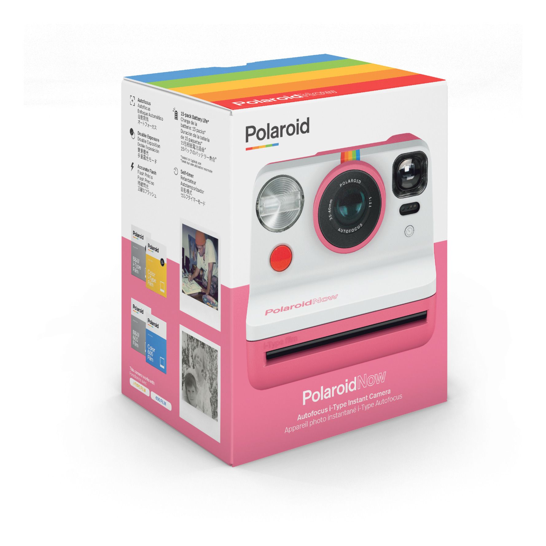 Polaroid Originals Now Sofortbildkamera Now Rosa- Produktbild Nr. 3