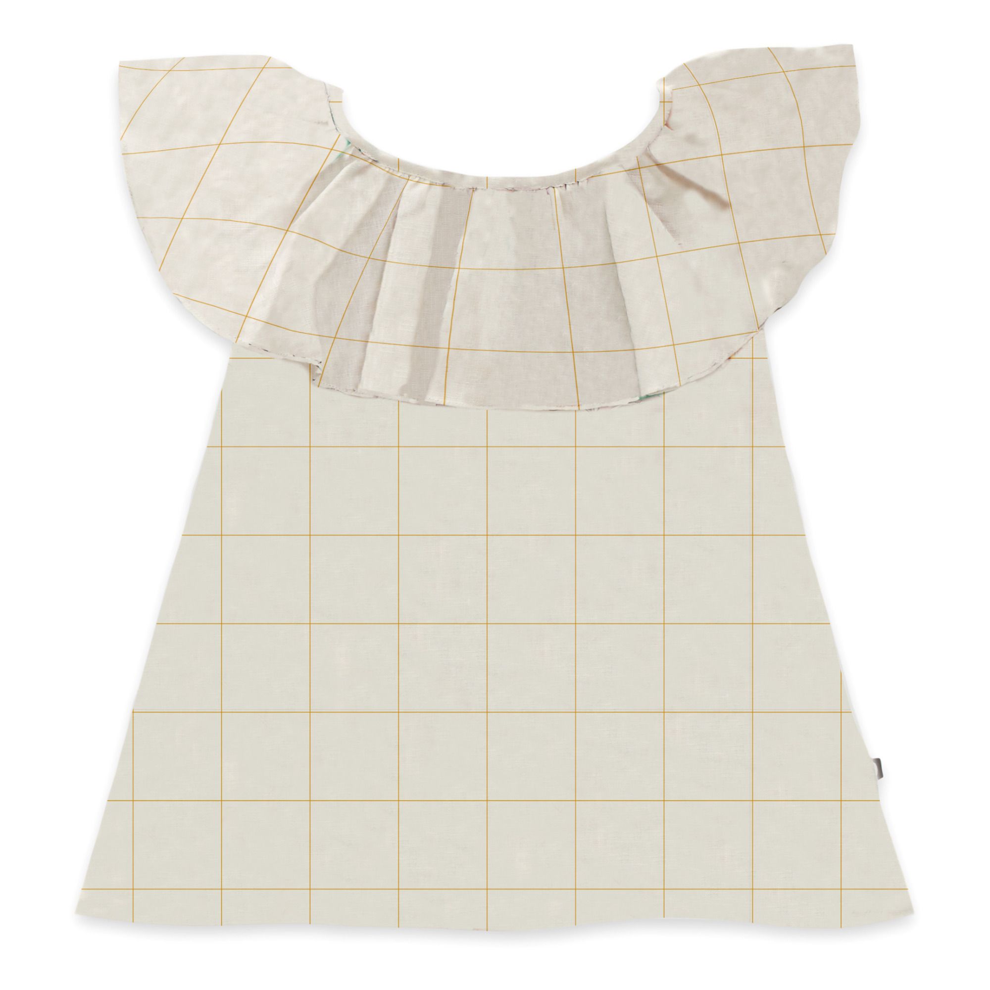 Oeuf NYC - Robe Lin - Fille - Blanc