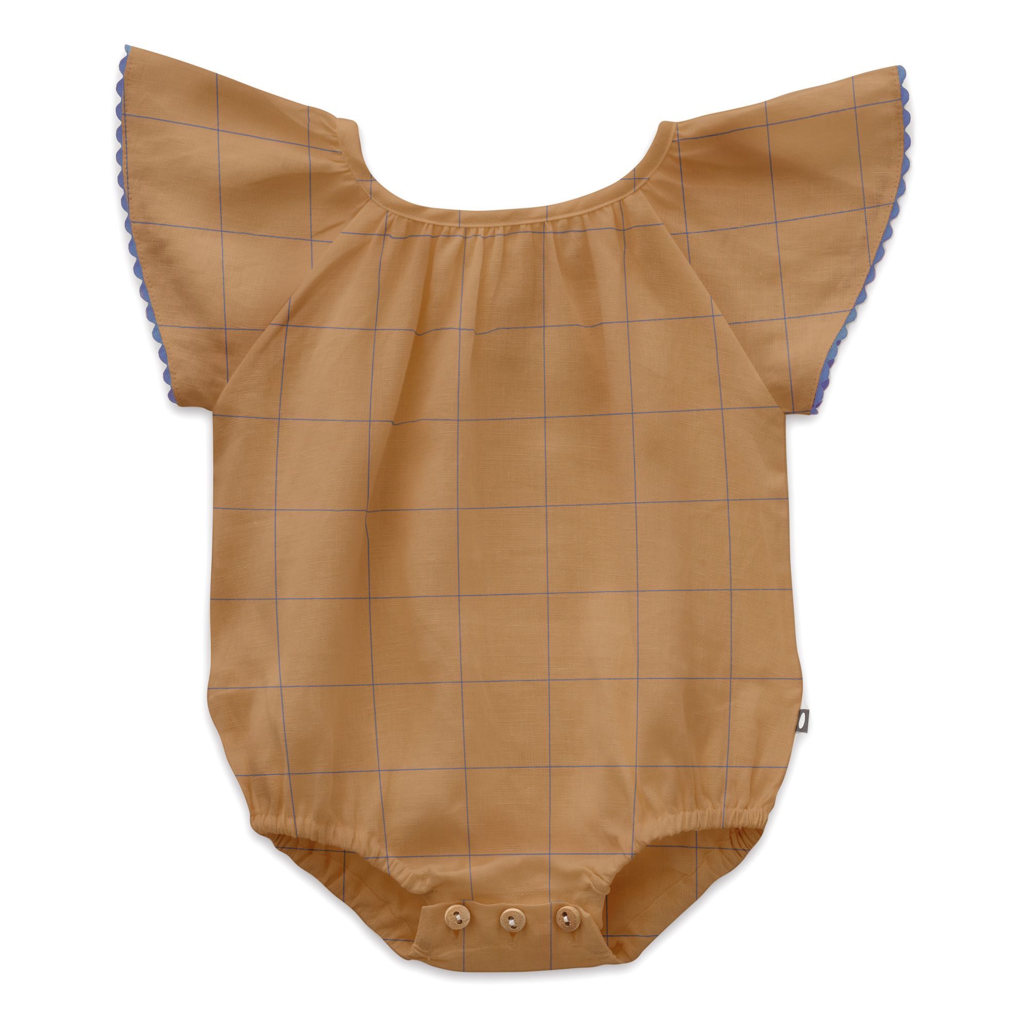 Oeuf NYC - Barboteuse Ric Rac Lin - Fille - Marron