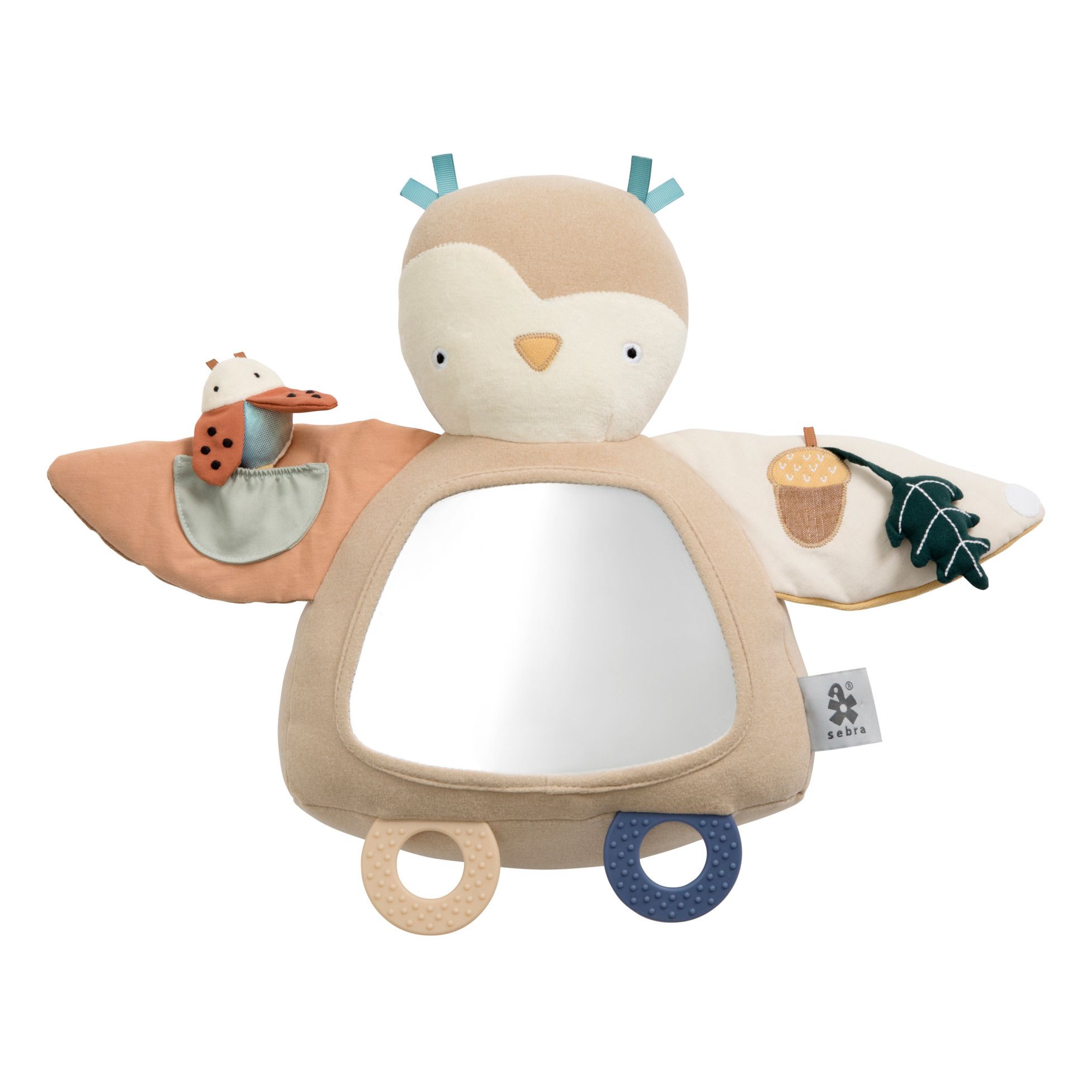 Blinky Owl Toy Beige- Product image n°0