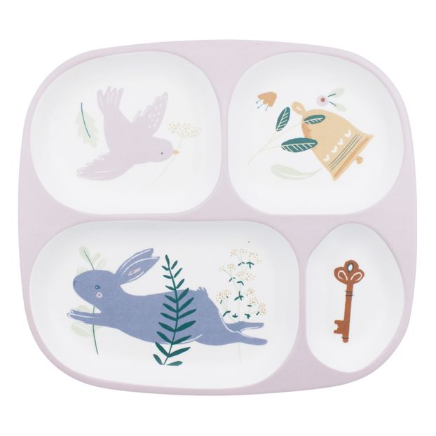 Assiette Compartiment Daydream En Melamine Sebra Design Bebe