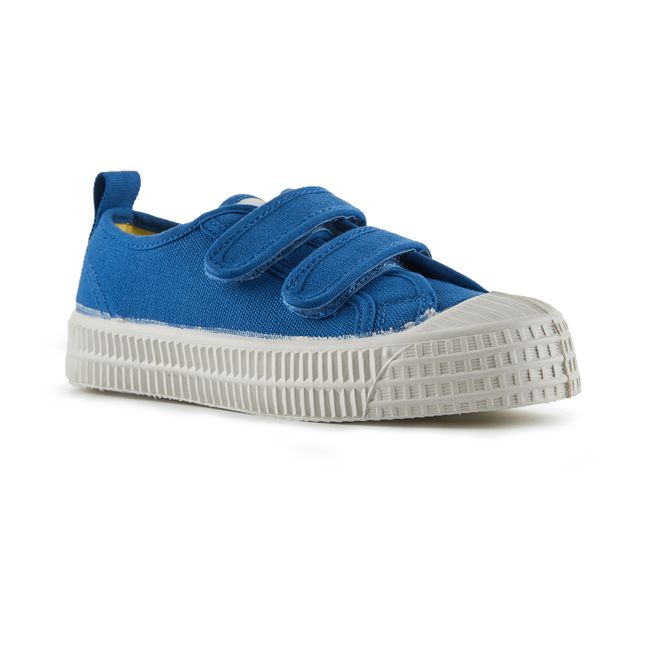 Vegan Velcro Sneakers | Blue