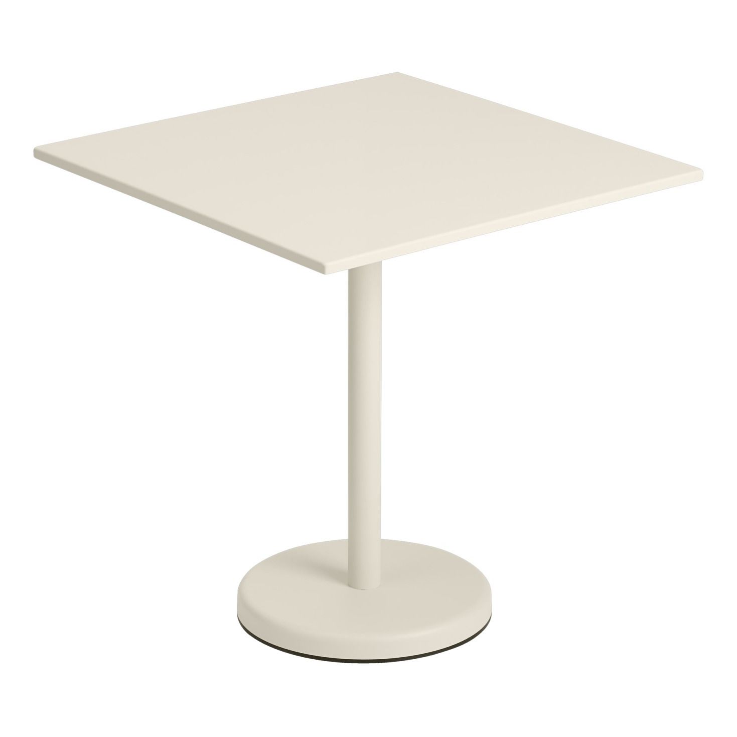 Muuto - Table outdoor carré Linear - Blanc