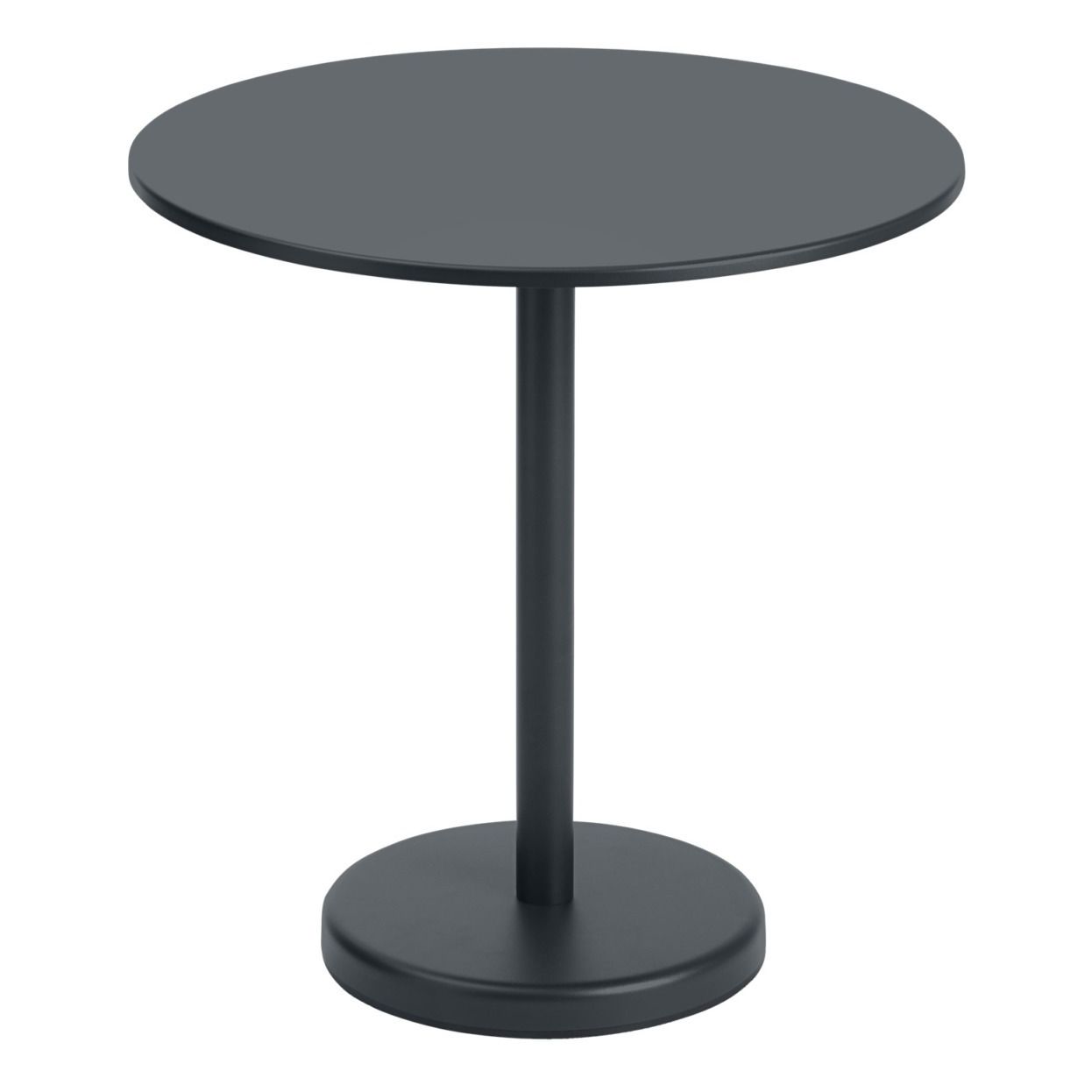 Muuto - Table outdoor ronde Linear - Noir