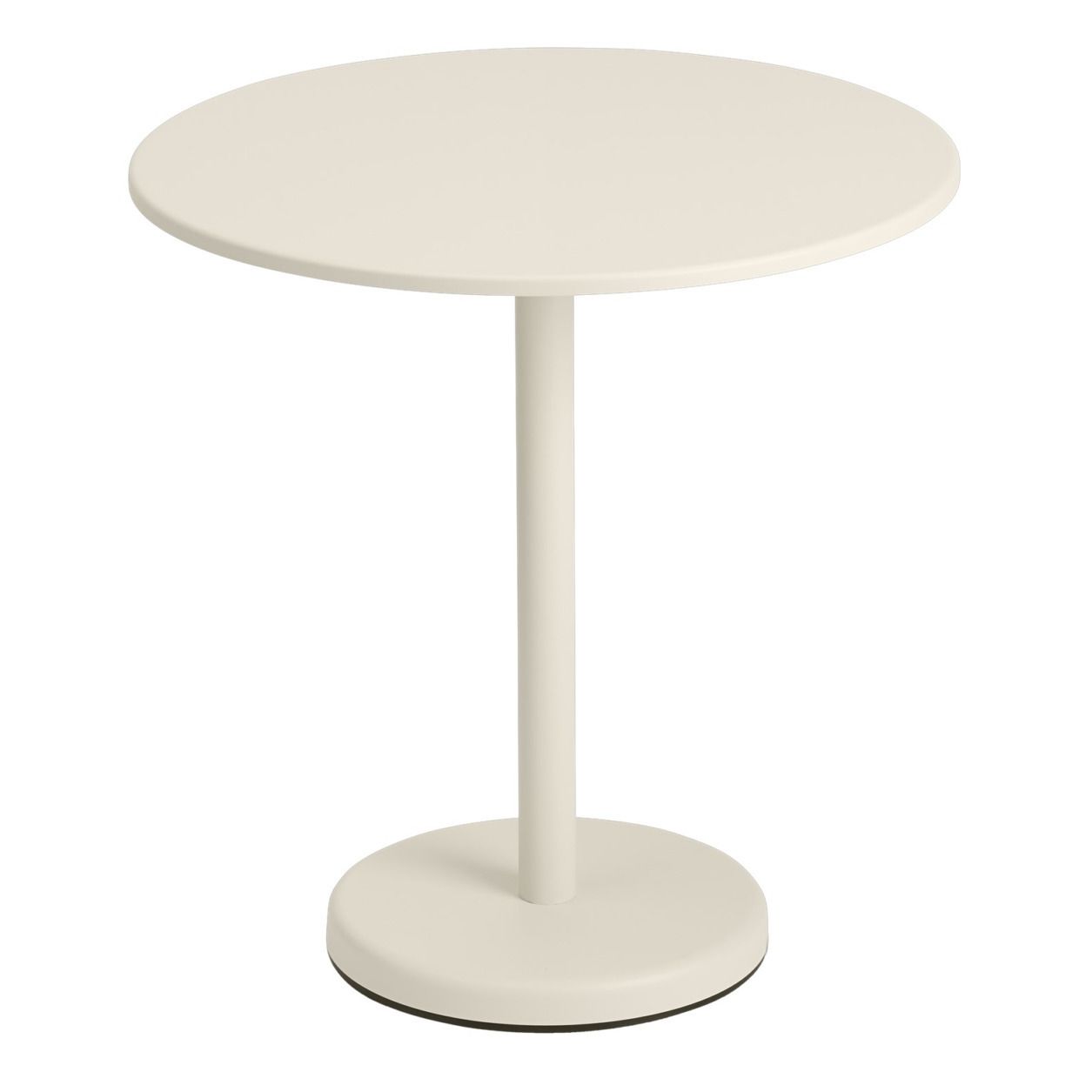 Muuto - Table outdoor ronde Linear - Blanc