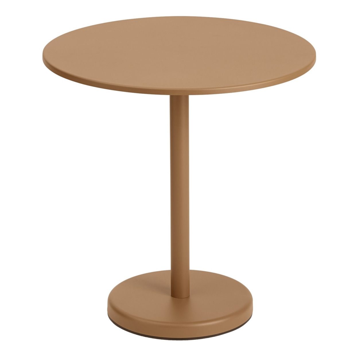 Muuto - Table outdoor ronde Linear - Brun