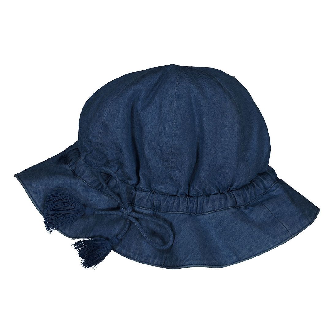 Louis Louise - Chapeau Chambray Colette - Fille - Bleu jean