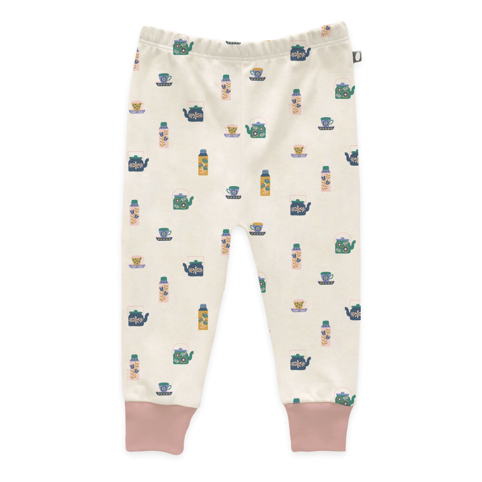 Oeuf NYC - Legging Thé Coton Pima Bio - Fille - Blanc