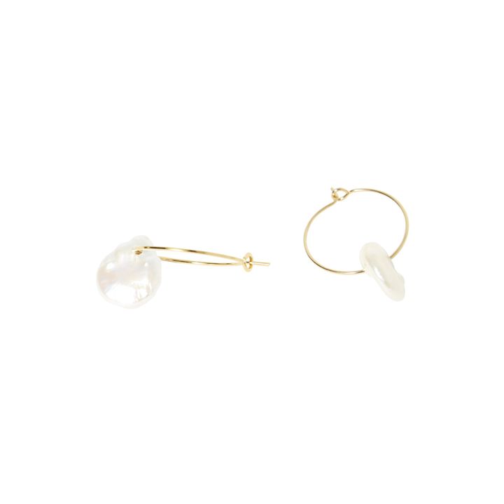 Tancrede Small Hoop Earrings Gold- Product image n°3