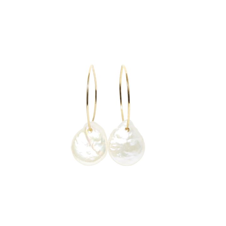 Tancrede Small Hoop Earrings Gold- Product image n°0