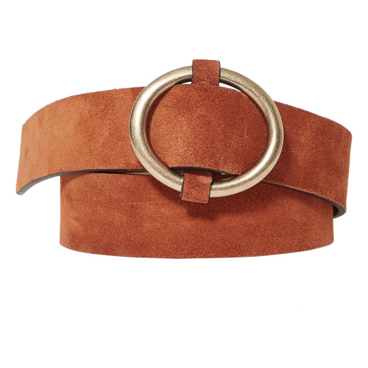 Cintura Tisao in camoscio  | Ruggine- Immagine del prodotto n°2