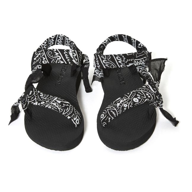 Trekky Bandana Sandals -Women's Collection- Black