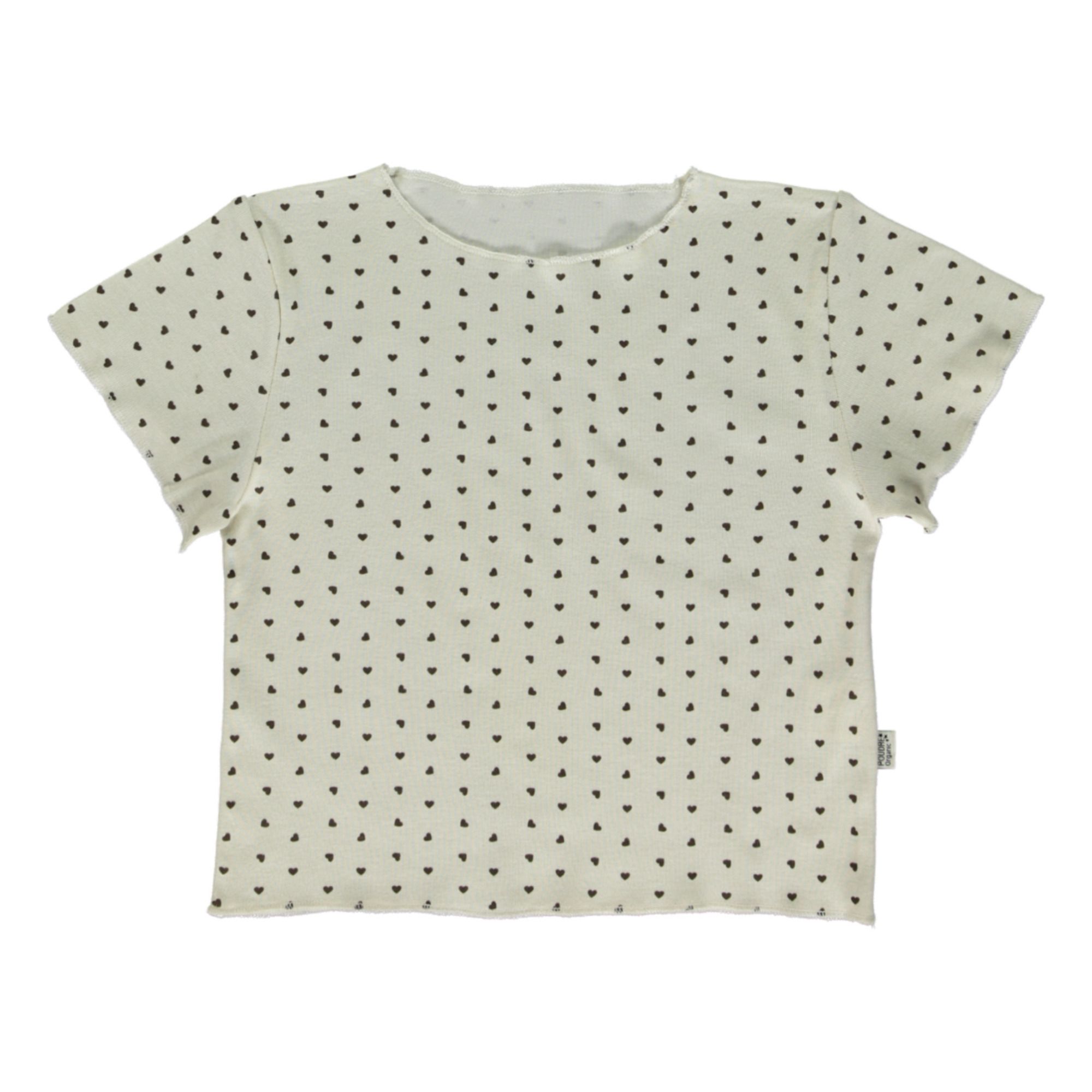 Poudre Organic - T-Shirt Coton Bio Bouleau - Fille - Marron