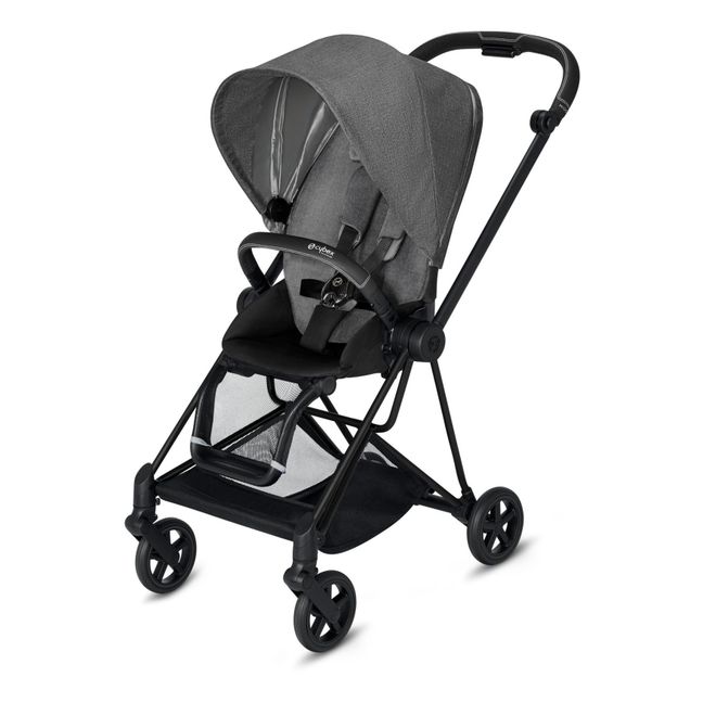 Mios Complete Toddler Stroller Black Frame Light grey