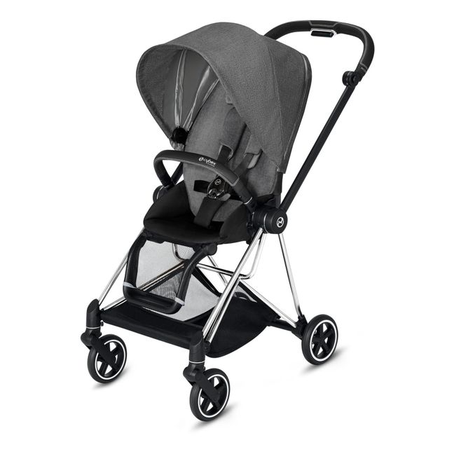 Mios Complete Toddler Stroller Chrome Frame Light grey