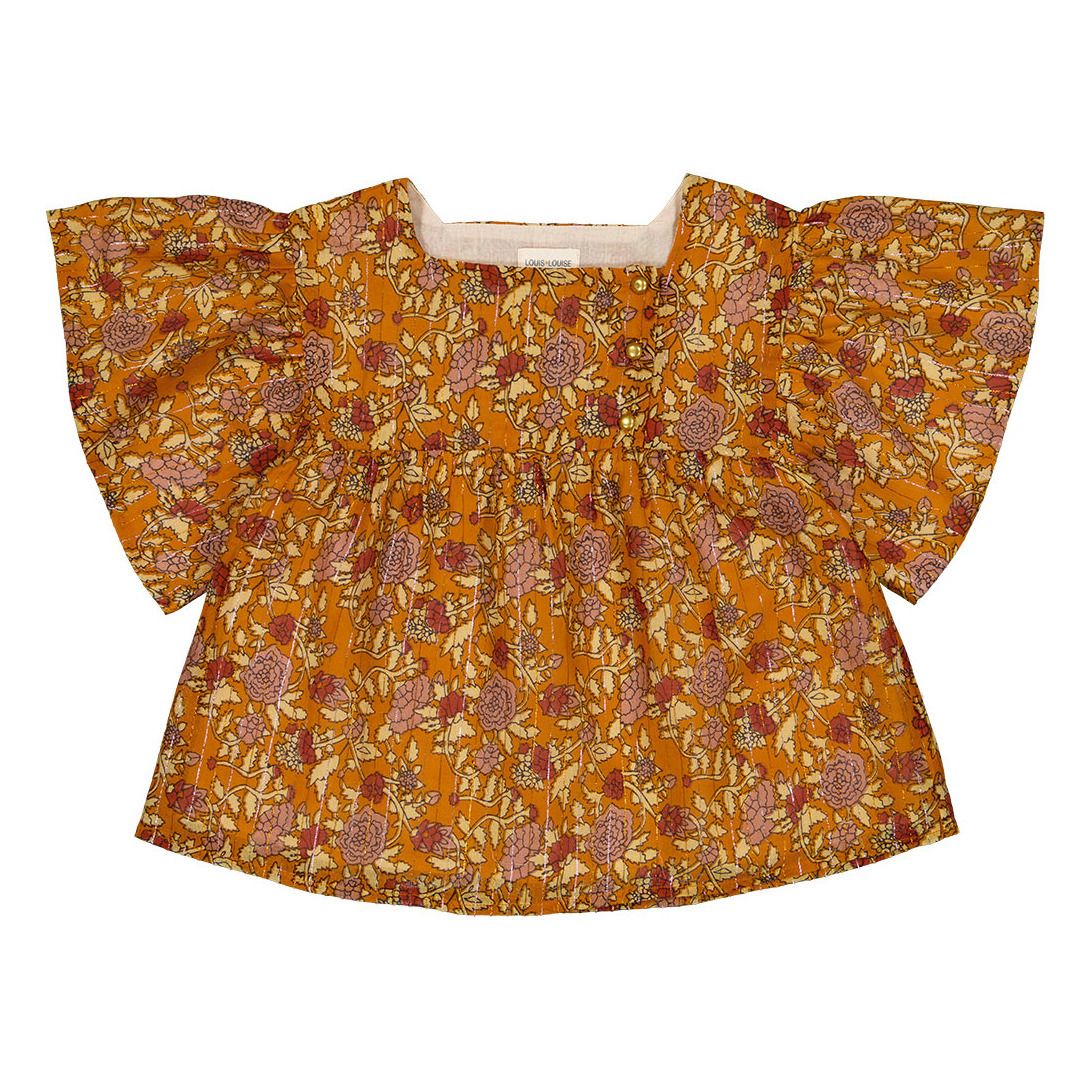 Louis Louise - Blouse Lurex Berthe - Fille - Ocre