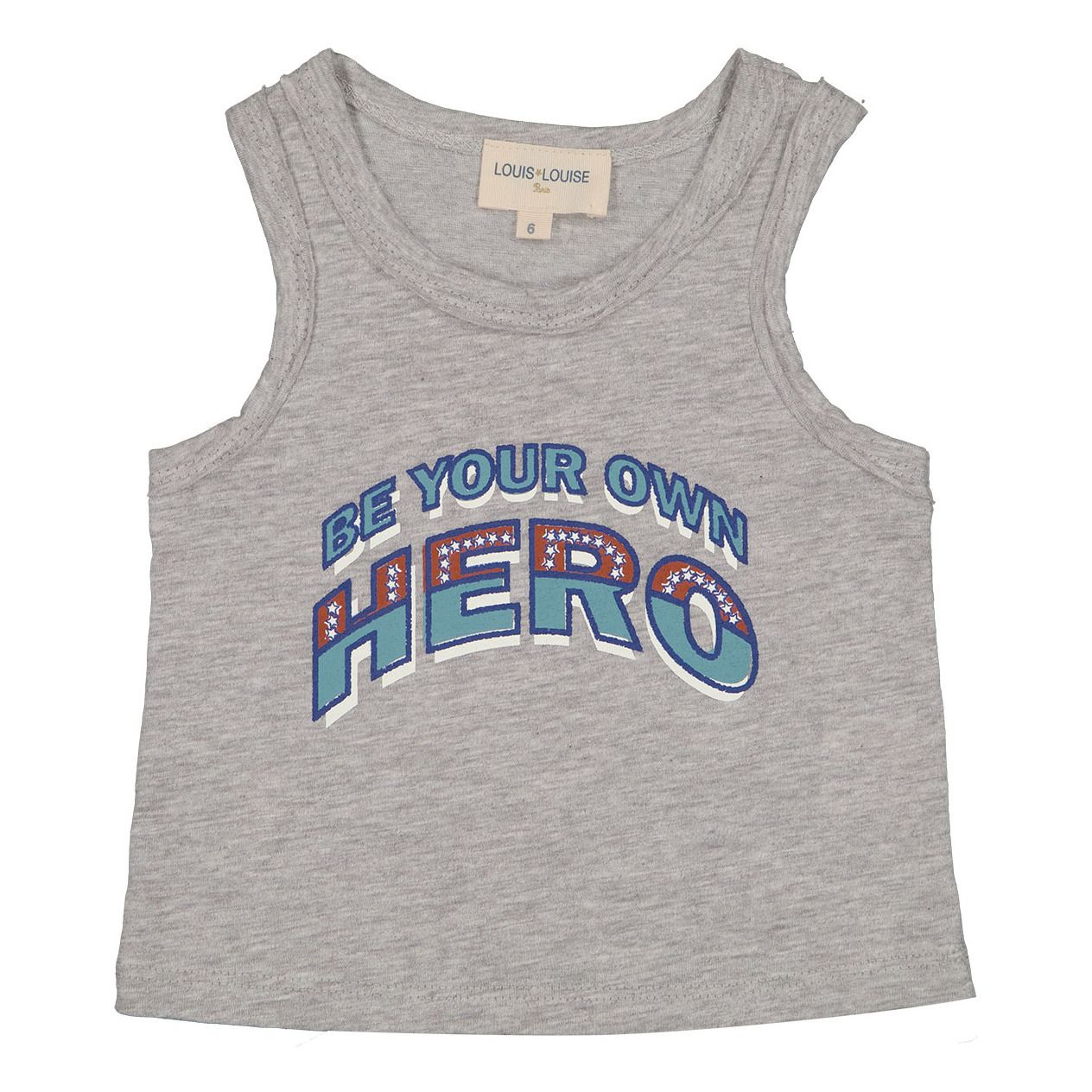 Louis Louise - Débardeur Marcel - Garçon - Gris chiné