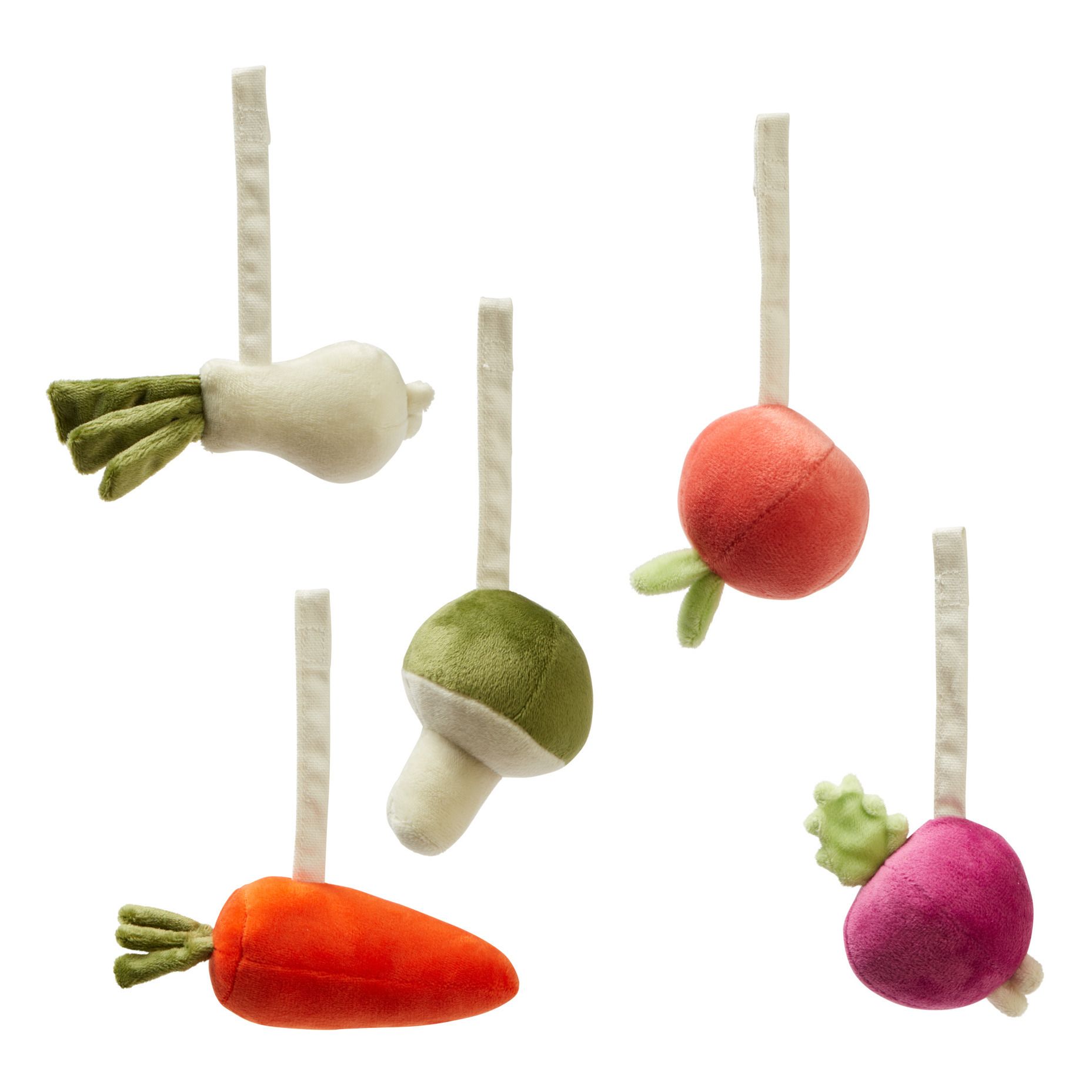 Kid's Concept - Accessoires Veggie pour tapis de jeu - Set de 5 - Multicolore