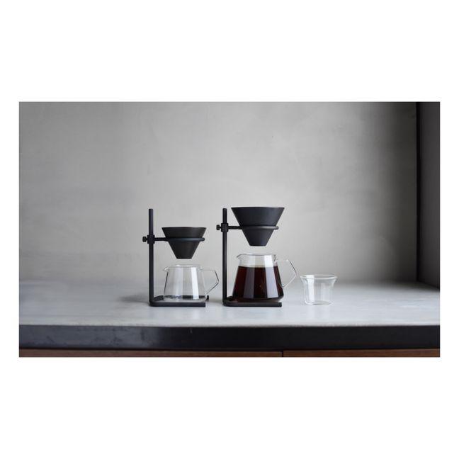 Slow Coffee Cup Set - 4 Cups | Black