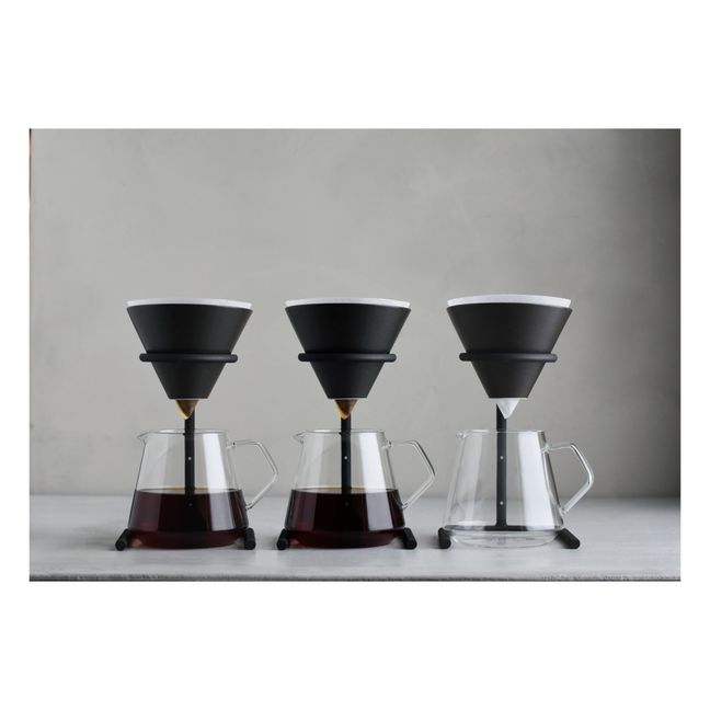 Cafetera set slow coffee - 4 tazas | Negro