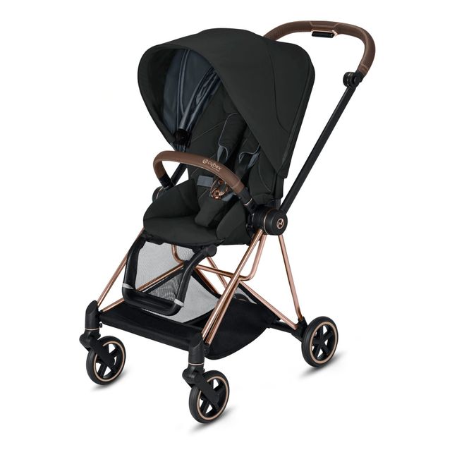 Mios Complete Convertible Stroller Rose Gold Frame Black